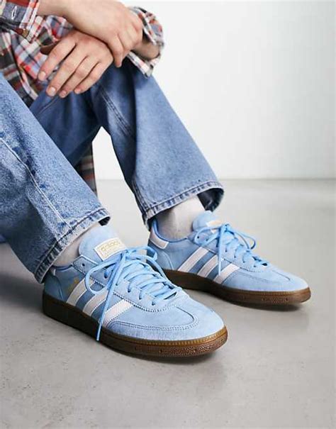 adidas spezial light blue men's